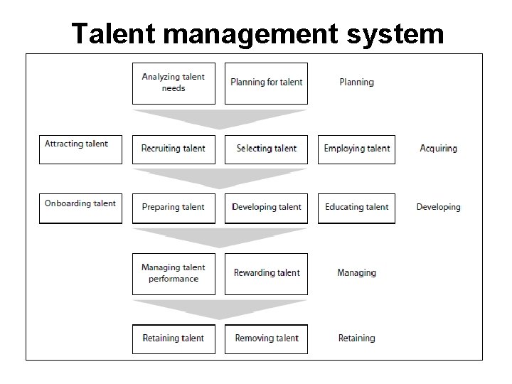 Talent management system 