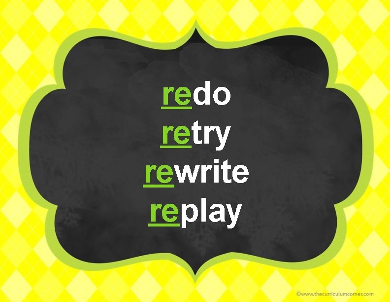 redo retry rewrite replay 