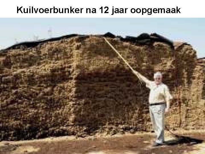 Kuilvoerbunker na 12 jaar oopgemaak 