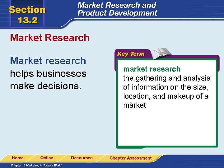 Market Research Market research helps businesses make decisions. market research the gathering and analysis