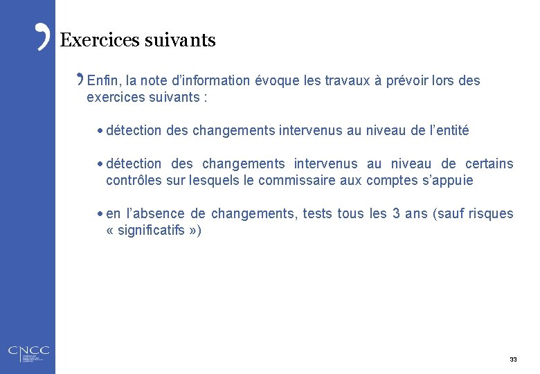 Exercices suivants Enfin, la note d’information évoque les travaux à prévoir lors des exercices