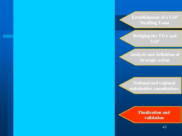 Establishment of a SAP Drafting Team Bridging the TDA and SAP Analysis and definition