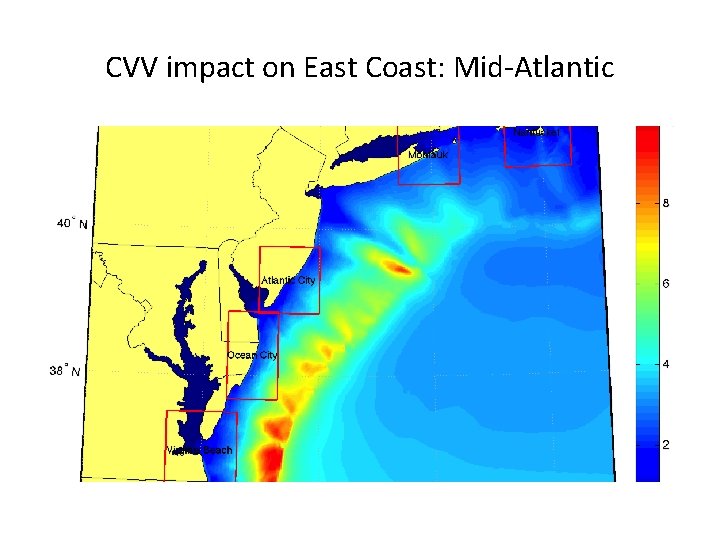 CVV impact on East Coast: Mid-Atlantic 