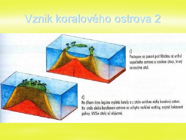 Vznik koralového ostrova 2 