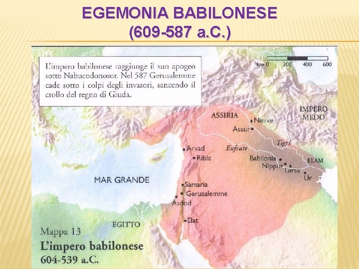 EGEMONIA BABILONESE (609 -587 a. C. ) 