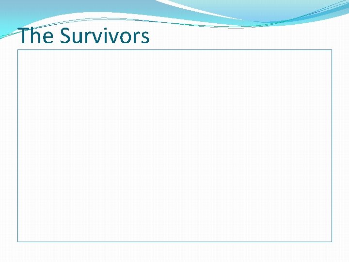 The Survivors 