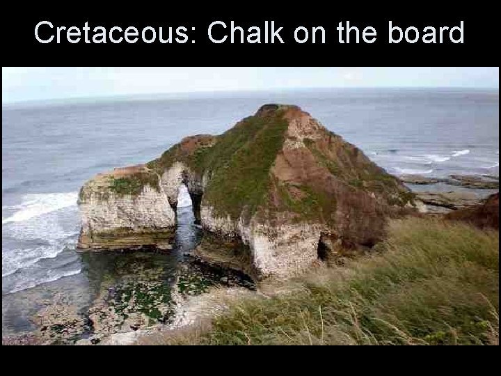 Cretaceous: Chalk on the board Cretaceous: Chalk on the board