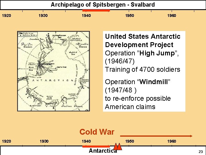 Archipelago of Spitsbergen - Svalbard 1920 1930 1940 1950 1960 United States Antarctic Development
