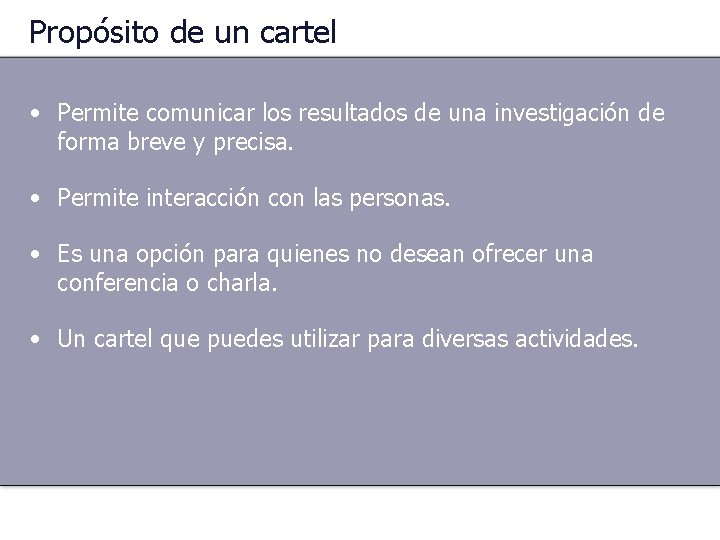 Diseo de un Cartel Preparado por Dra Noraida