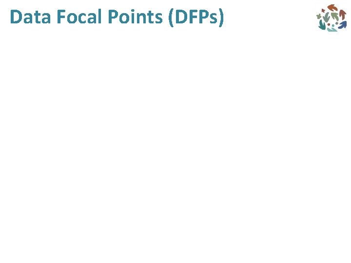 Data Focal Points (DFPs) 