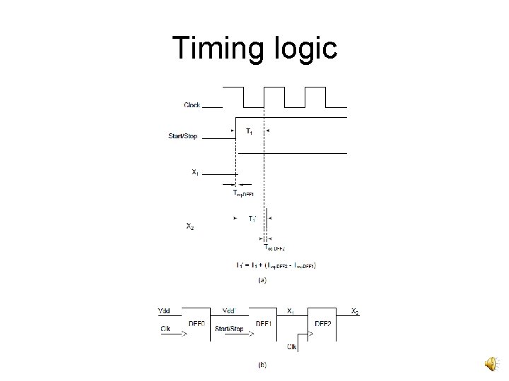 Timing logic 