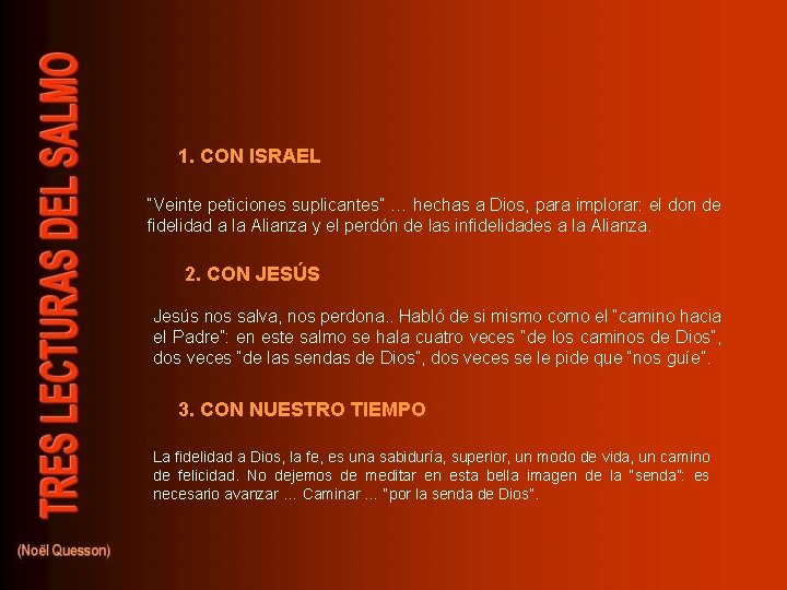 1. CON ISRAEL “Veinte peticiones suplicantes” … hechas a Dios, para implorar: el don 1. CON ISRAEL “Veinte peticiones suplicantes” … hechas a Dios, para implorar: el don