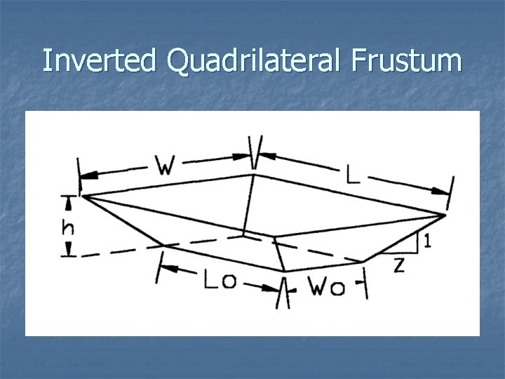 Inverted Quadrilateral Frustum 