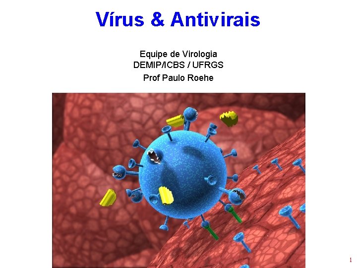 Vírus & Antivirais Equipe de Virologia DEMIP/ICBS / UFRGS Prof Paulo Roehe Fonte: http: