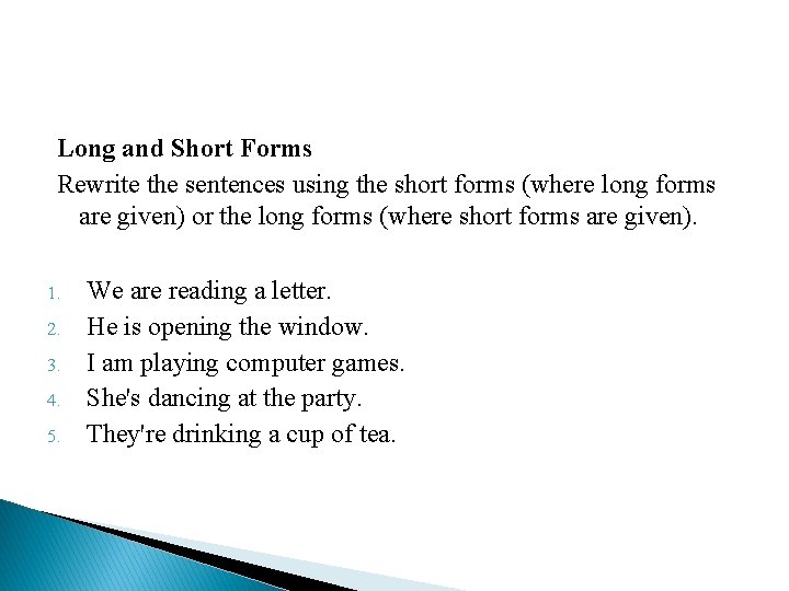 TENSES 1 Present simple ses 3 Ps Sg