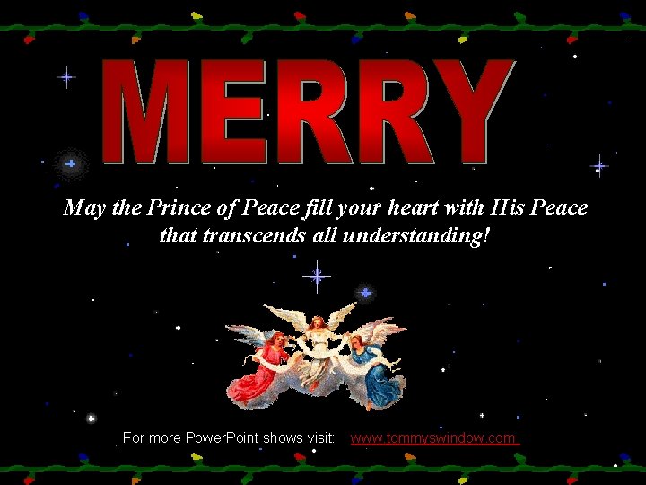 May the Prince of Peace fill your heart with His Peace that transcends all