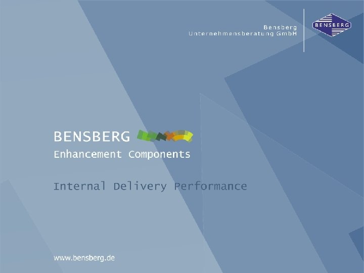 Internal Delivery Performance Bensberg Gmb. H 