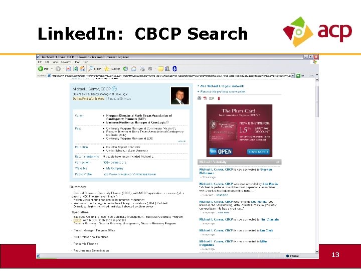 Linked. In: CBCP Search 13 