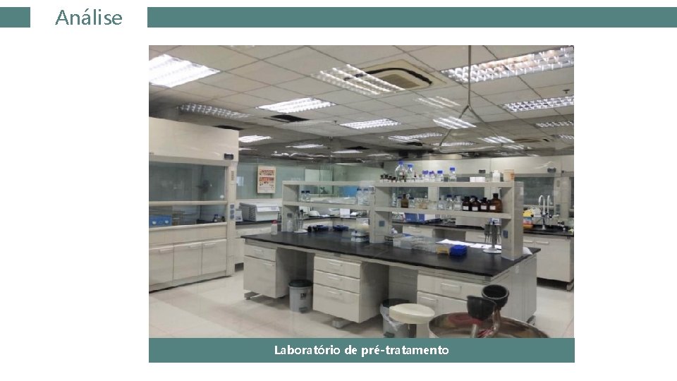 Análise Laboratório de pré-tratamento 