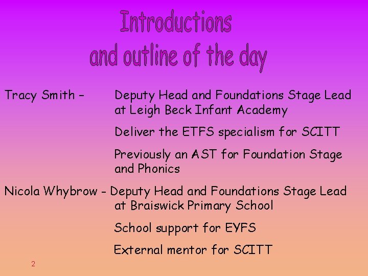 Tracy Smith – Deputy Head and Foundations Stage Lead at Leigh Beck Infant Academy