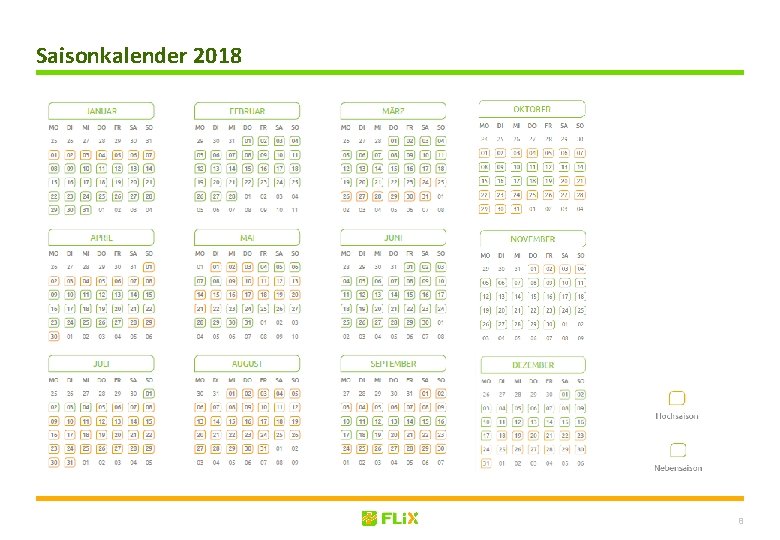 Saisonkalender 2018 8 