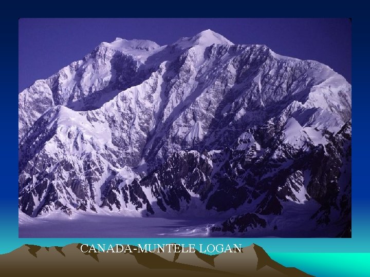 CANADA-MUNTELE LOGAN 