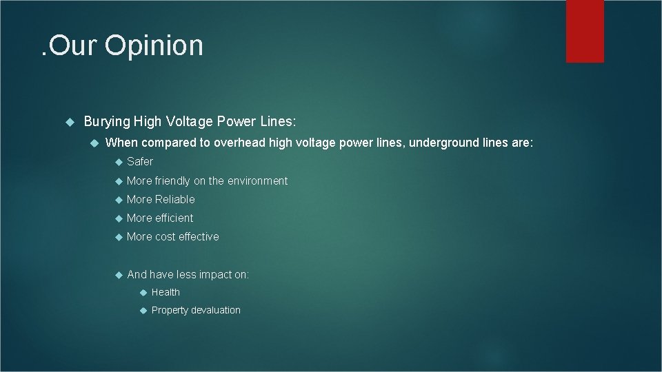 . Our Opinion Burying High Voltage Power Lines: When compared to overhead high voltage . Our Opinion Burying High Voltage Power Lines: When compared to overhead high voltage