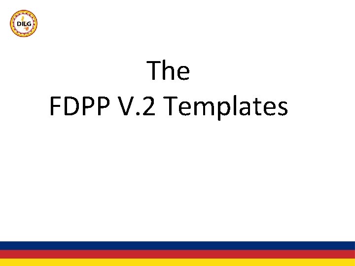 The FDPP V. 2 Templates 