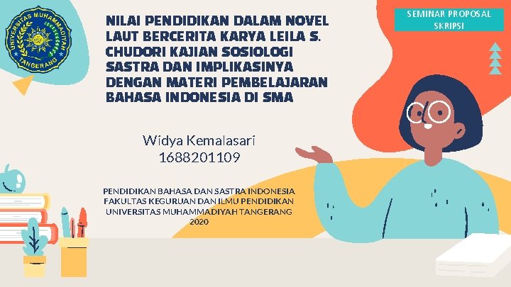 NILAI PENDIDIKAN DALAM NOVEL LAUT BERCERITA KARYA LEILA S. CHUDORI KAJIAN SOSIOLOGI SASTRA DAN