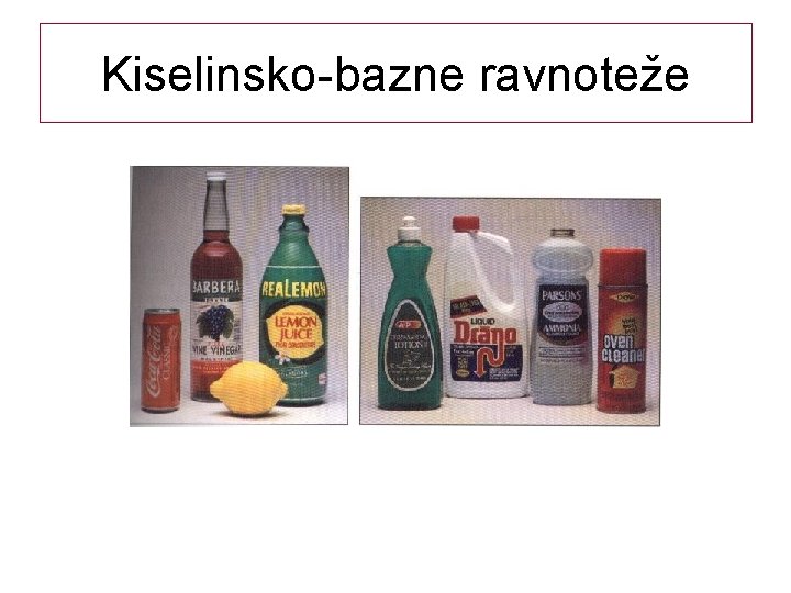 Kiselinsko-bazne ravnoteže 