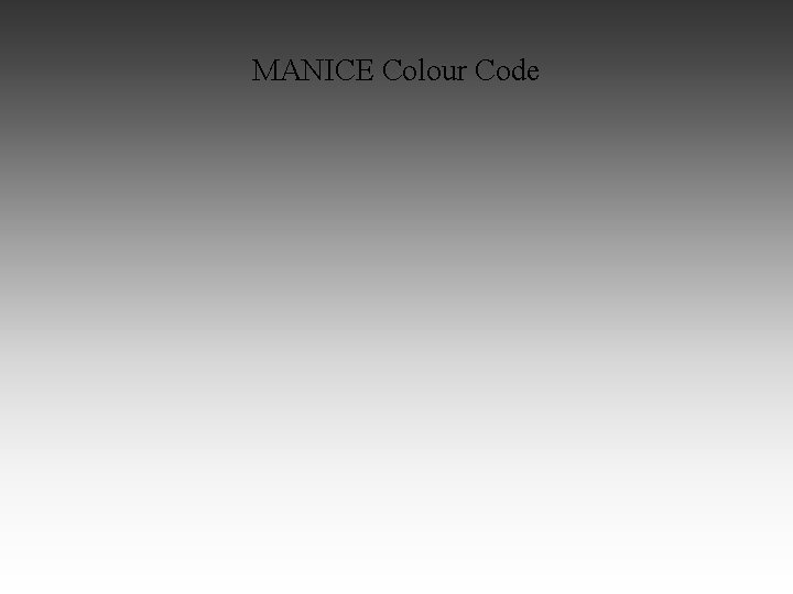 MANICE Colour Code 