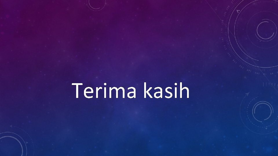 Terima kasih 