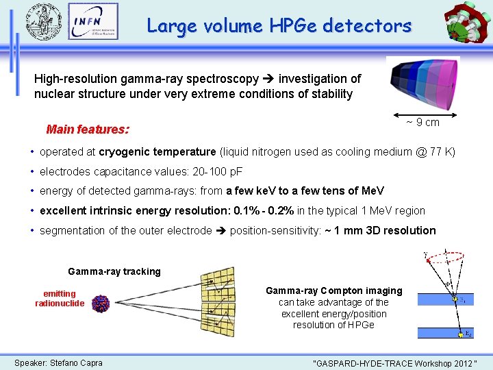 Large volume HPGe detectors High-resolution gamma-ray spectroscopy investigation of nuclear structure under very extreme