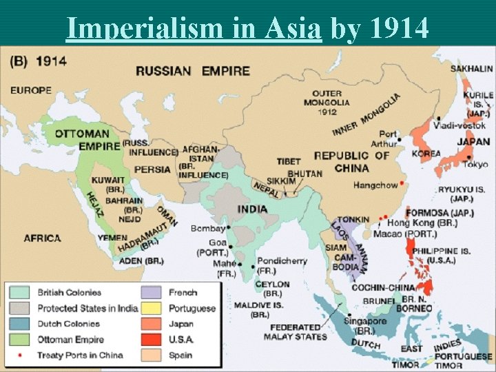 Imperialism in Asia by 1914 