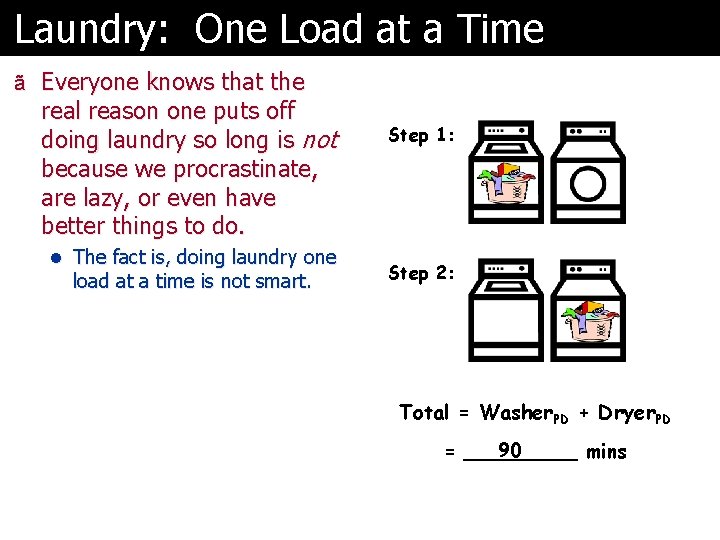 Laundry: One Load at a Time ã Everyone knows that the real reason one
