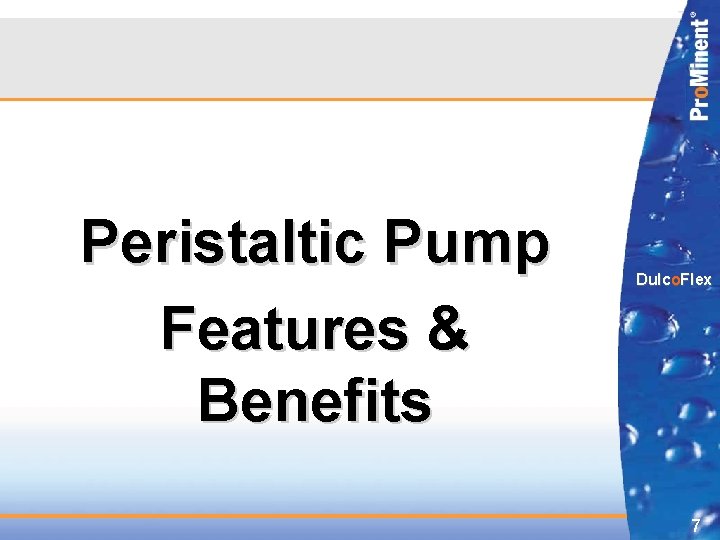 Peristaltic Pump Features & Benefits Dulco. Flex 7 Peristaltic Pump Features & Benefits Dulco. Flex 7