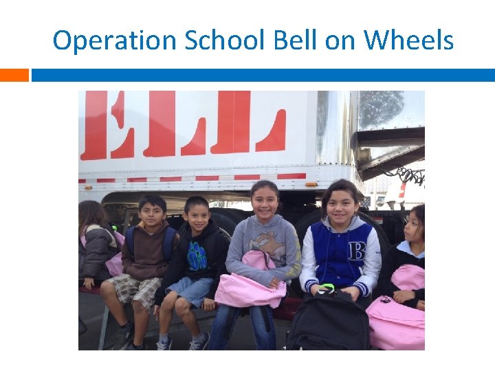 Operation School Bell on Wheels 