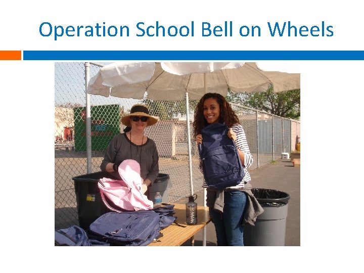 Operation School Bell on Wheels 