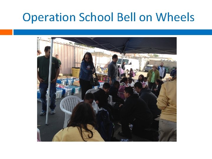 Operation School Bell on Wheels 