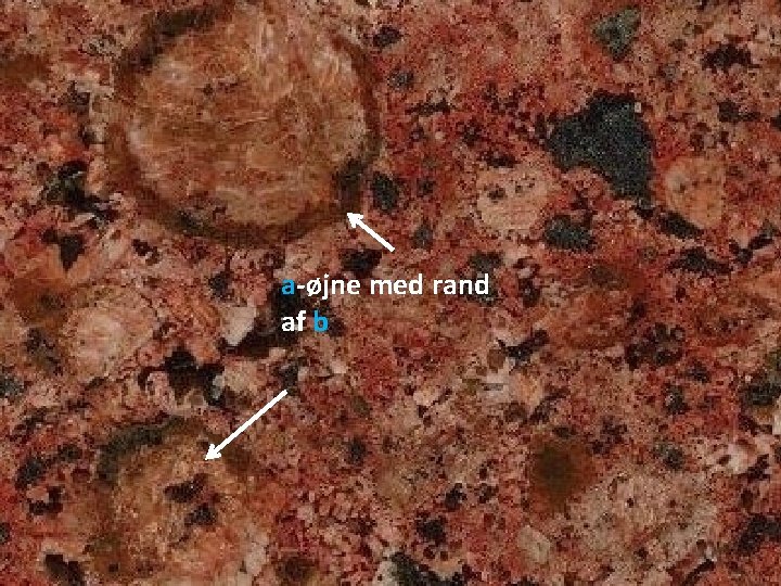 a-øjne med rand af b 