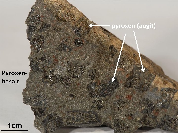 pyroxen (augit) Pyroxenbasalt 