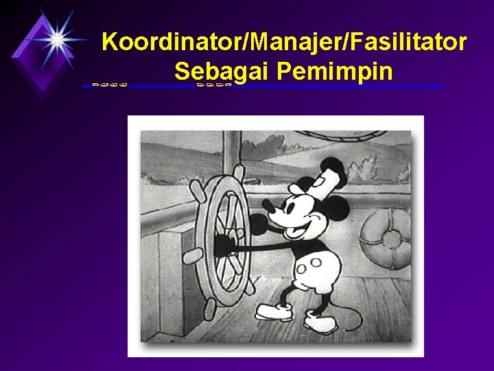 Koordinator/Manajer/Fasilitator Sebagai Pemimpin 