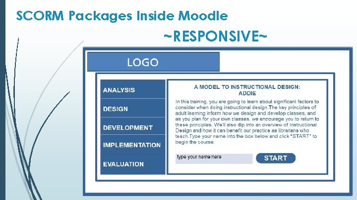 SCORM Packages Inside Moodle ~RESPONSIVE~ 