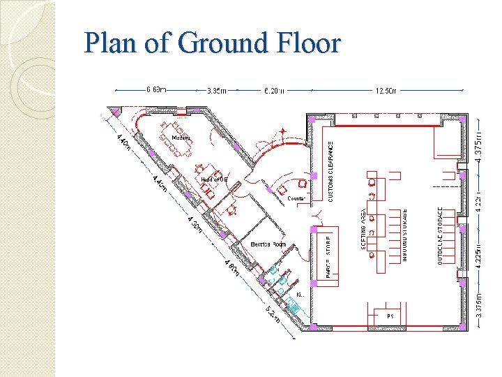 Plan of Ground Floor 