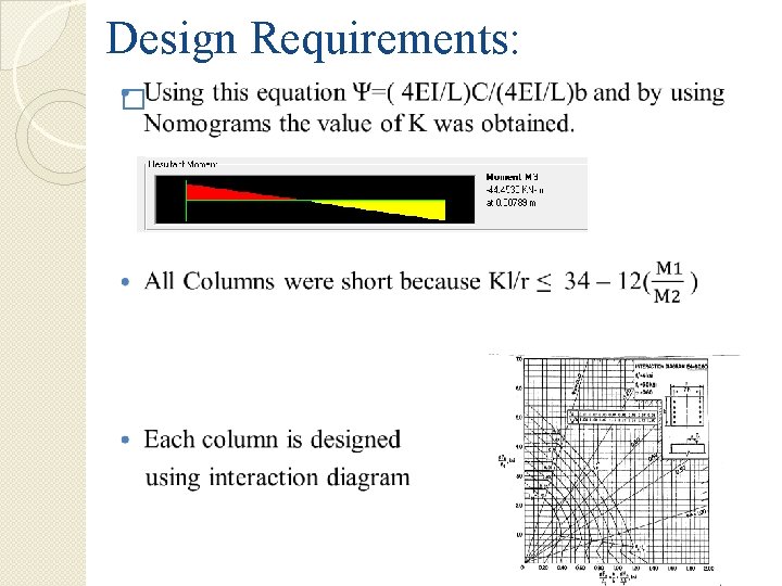 Design Requirements: � 