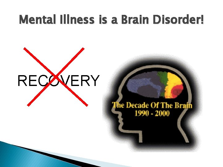 Mental Illness is a Brain Disorder! RECOVERY 