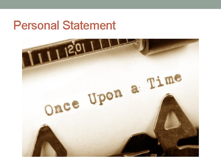 Personal Statement 