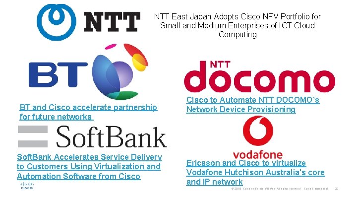 NTT East Japan Adopts Cisco NFV Portfolio for Small and Medium Enterprises of ICT