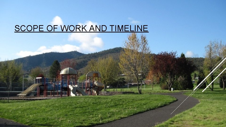 SCOPE OF WORK AND TIMELINE 5 