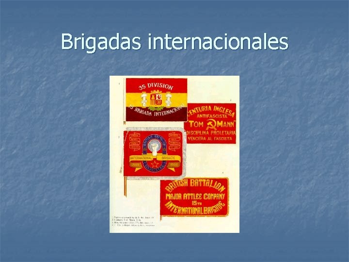 Brigadas internacionales 